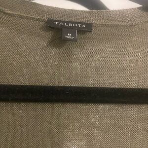 Talbots Metallic Sweater Cardigan